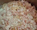 Foto del paso 3 de la receta: Espaguetis con nata