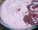 A picture of step 1 of Rose Gulkand mousse.