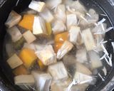 Foto langkah ke 3 dari resep Gangan Nangka Kepala iwak Karing / Sayur Nangka Kepala Ikan Asin.
