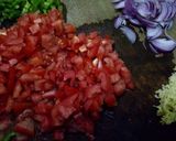 A picture of step 1 of Masala chips #AuthorMarathon.
