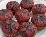 Foto langkah ke 9 dari resep Muffin Red Velvet.