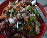 A picture of step 5 of Chicken salad.