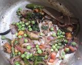 A picture of step 3 of Peas pulao.