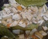 Foto langkah ke 4 dari resep Bubur Bayam Kuah Tahu.