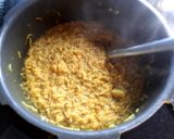 A picture of step 1 of Kathiyawadi Masala Khichdi.