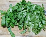 Foto del paso 1 de la receta: Torrejas de lechuga y jamón baja en calorías💃