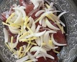 Hình bước làm 2 của món Mực hấp gừng hành