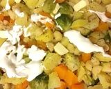 Foto del paso 8 de la receta: Coles de bruselas con pasta + receta rápida y fácil 🕕💚🍀❤️🍀🍝😋
