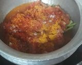 A picture of step 2 of Drumsticks sabzi.