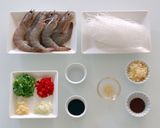 【上海菜飯+蒜茸蒸蝦】的食譜步驟1照片