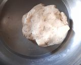 A picture of step 3 of Roti Roll with Cheese Spread.