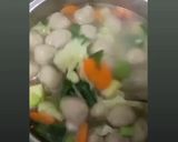 Foto langkah ke 4 dari resep Sayur Sup - bakso - Makaroni.
