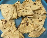 A picture of step 1 of Seyal chapati.