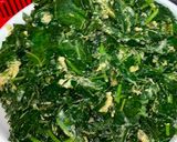 Hình bước làm 3 của món Lá ngón xào trứng (loai lá ngón ăn được nhé)