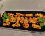 A picture of step 3 of Sesame Paneer Tikka.