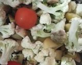 सूजी का पीठा पूरी खीर और सब्जी रेसिपी चरण 3 फोटो
