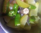 A picture of step 2 of Amla chutney.