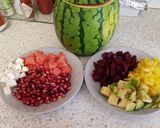 A picture of step 1 of My Fruity mixed Salad 😘.