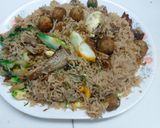 A picture of step 6 of Zam Zam pulao.