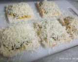 A picture of step 6 of Open spinach corn paneer sandwich.