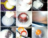 A picture of step 1 of Choco Paneer pudding.