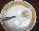 A picture of step 2 of Condensed milk mug cake.