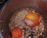 A picture of step 1 of Mushroom masala.