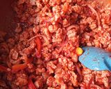 A picture of step 3 of Tacos al Pastor with Textured Soy 🌮🌮🌮.