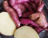 A picture of step 1 of Sweet potato tikki.