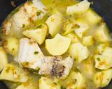 Foto del paso 5 de la receta: Rosada con papas y acelgas