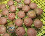 Tej- és tojásmentes pink muffin recept fázis 8 fotója