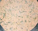 A picture of step 3 of Methi parantha.