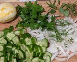 A picture of step 3 of French Lentil Salad.