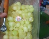 Foto langkah ke 4 dari resep Es Melon Selasih.