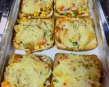 รูปขั้นตอนการทำที่ 4 ของ Pizza Toast