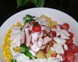 Cara Membuat Brokoli Corn Potato Salad With Smoke Chicken Home Made 5