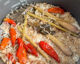 Foto langkah ke 5 dari resep Nasi Liwet Teri Simple Rice Cooker.