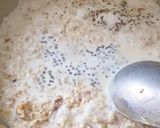A picture of step 4 of Healthy Chia Seeds, Almonds, banana and Oats Pudding : 10 minutes Power breakfast on the go.