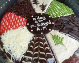 Foto langkah ke 6 dari resep Brownies pizza (brownies ny.liem).