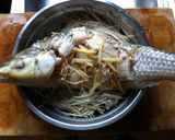 รูปขั้นตอนการทำที่ 12 ของ ปลาตะโกกนึ่งรากโสม(Slow cooker)