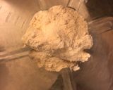 A picture of step 1 of Maddie’s Peanut Butter Banana Workout Smoothie.