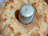 Budín de pera, naranja y limón