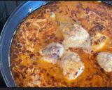 Foto del paso 6 de la receta: Arroz con muslitos de pollo, champiñones y pimientos