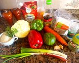 Foto del paso 1 de la receta: Guisado de arroz, vegetales y tofu al Woock...🍽👍