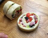A picture of step 4 of My best ever pizza party buns❤️.