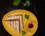 A picture of step 5 of Chilli Cheesy Sandwich.