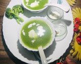 A picture of step 2 of Broccoli Spinach almonds Soup.