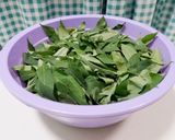 Foto langkah ke 1 dari resep Rolade Tahu Daun Singkong.