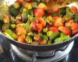 Tomato ladies finger recipe step 3 photo