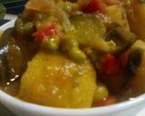 A picture of step 6 of Banana stew.